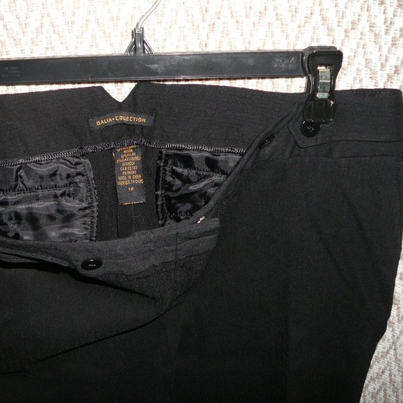 Dalia Bootcut Flare Black Pants 12 NWT - Picture 4 of 10